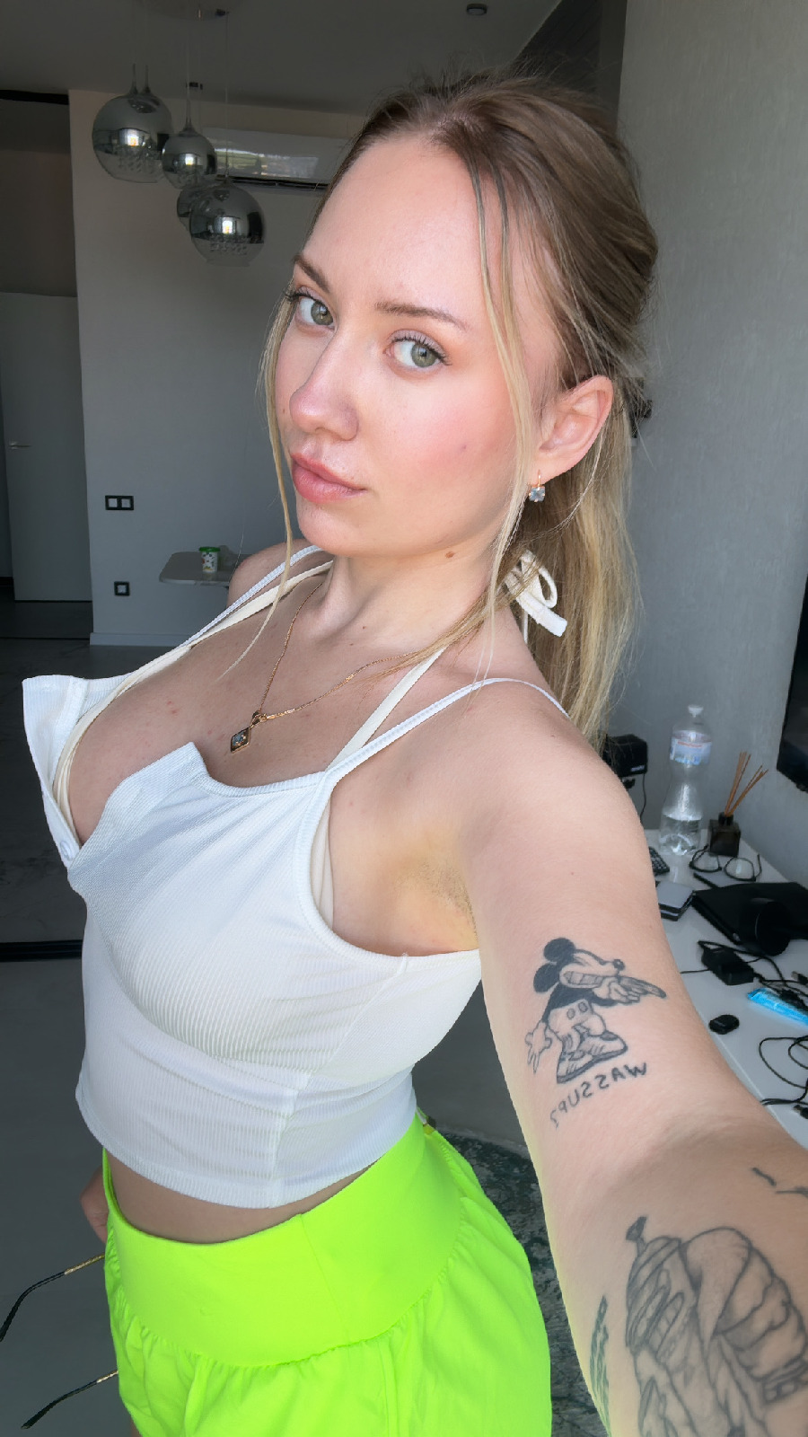 KateV in her underwear in Gitega