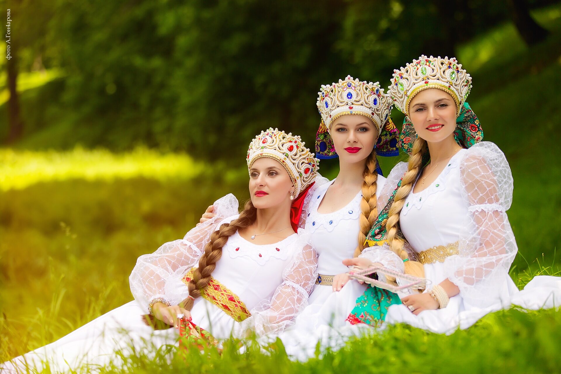 Slavic women in Gitega