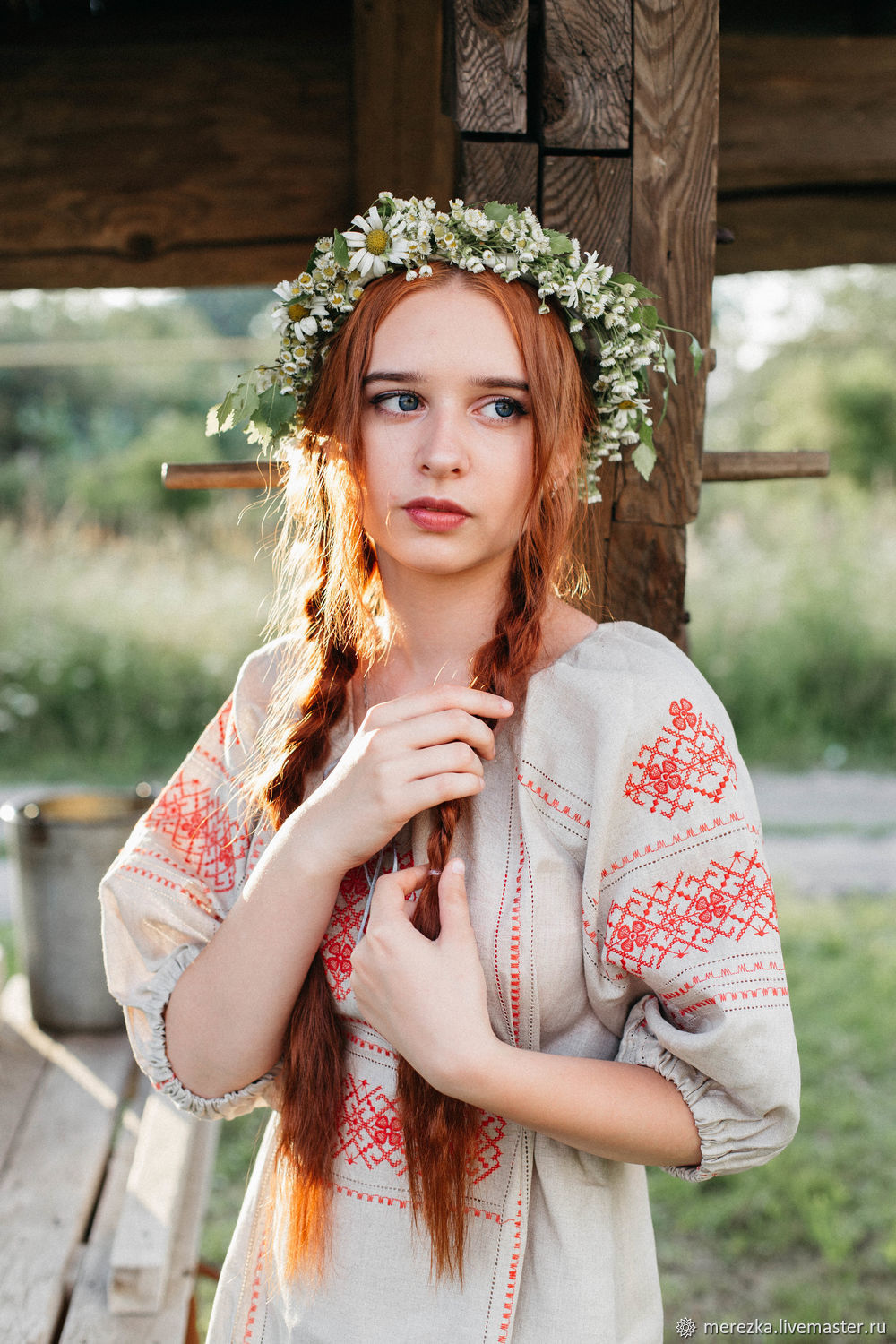 Girls in Slavic costumes in Gitega